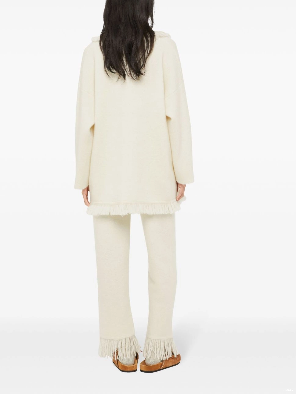 Affordable cardigan fringed-edge Women cashmere-blend Alanui 0627